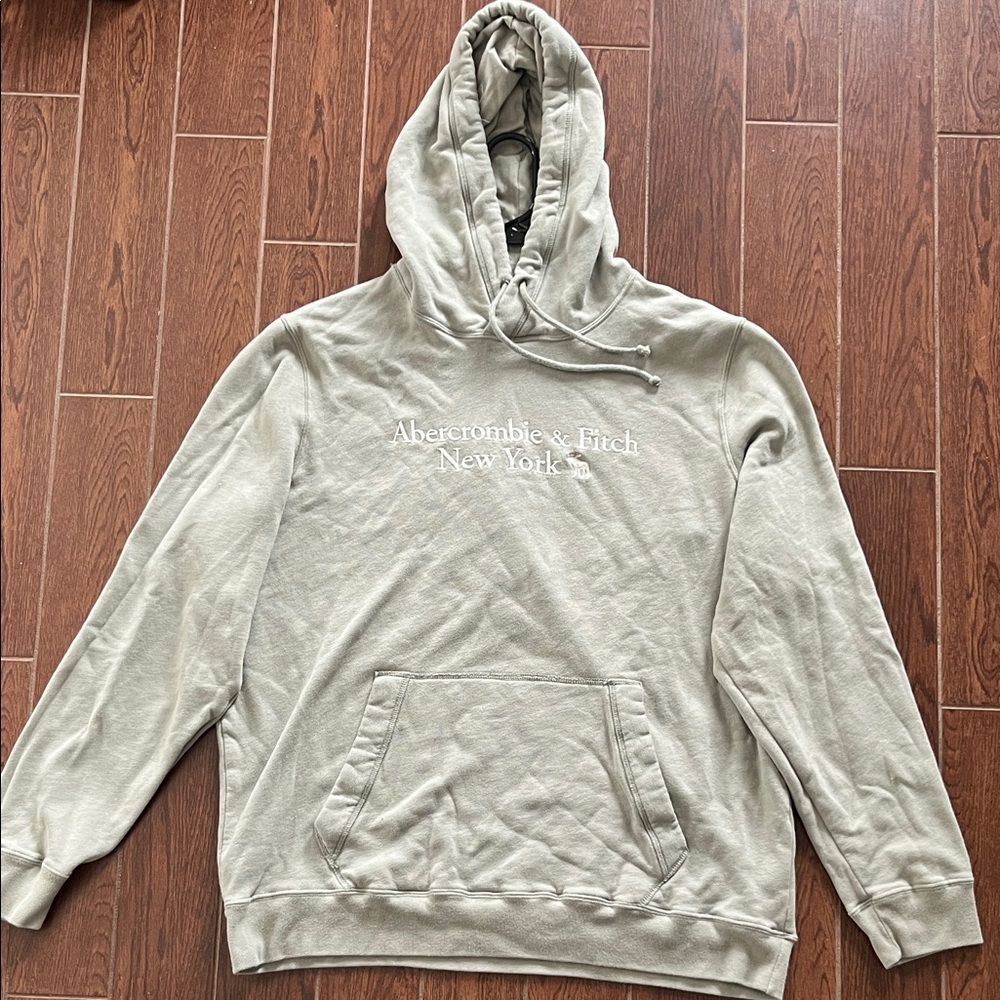 Abercrombie & Fitch Men's Tan Hoodie